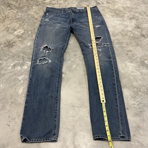 AG Adriano Goldschmied Jeans Men’s Size 34x34 The Tellis Modern Slim Distressed - Picture 2 of 9